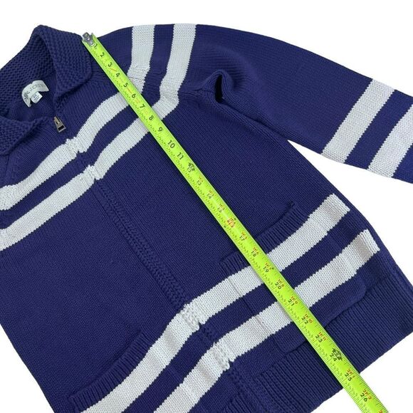 J. Crew Lobster Knit Long Sleeve Full Zip Cardigan Sweater Jacket - Picture 9 of 12